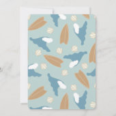 Surf Summer Boy Birthday Kaart (Achterkant)