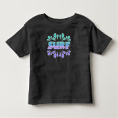 SURF-Surf met golven, kleurrijk surfen, surfer Kinder Shirts (Voorkant)
