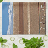 Surf surfboard 2the limit surfing Brown blue Theedoek (Gevouwen)