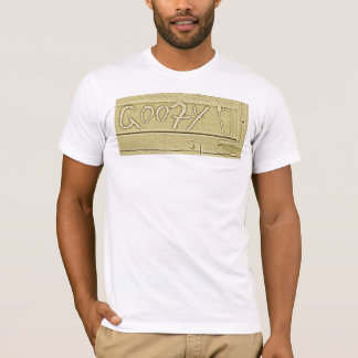 Surf surfboard Goofy foot surfbaar Goud Goud T-shirt