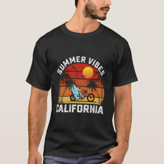 Surf surfen strand zomer Californië T-shirt