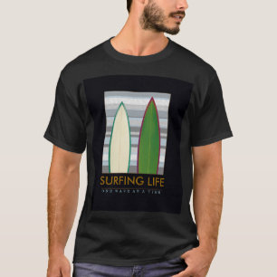 surf . surfen . strandcultuur t-shirt