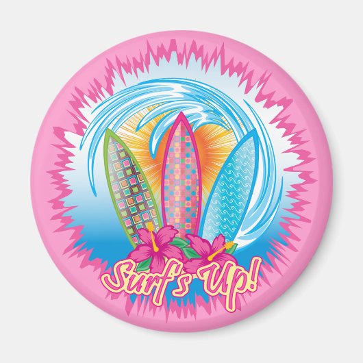 Surf - Surfer Girl Magneet (Voorkant)