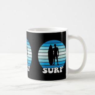 Surf Surfer Surfen Strand Cool Retro Vintage Vakan Koffiemok