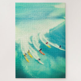 Surf surfers Surfende Zee golf puzzel