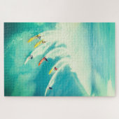 Surf surfers Surfende Zee golf puzzel Legpuzzel (Horizontaal)