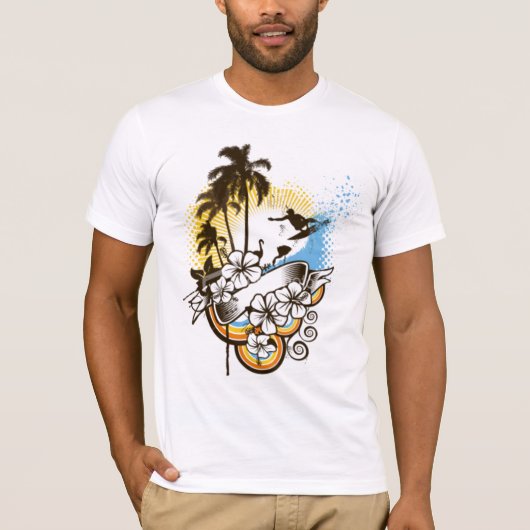 surf t-shirt (Voorkant)