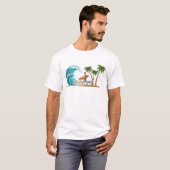 surf  t-shirt (Voorkant volledig)