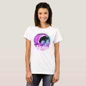 Surf T-Shirt, "Aloha Wave", voor vrouwen T-shirt (Voorkant volledig)