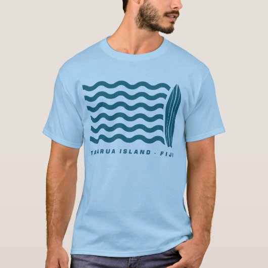 Surf Tavarua in Fiji T-shirt (Voorkant)