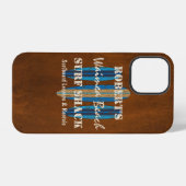 Surf Teken Aanpassen Monogram Hawaiaanse Surfplank iPhone Hoesje (Achterkant horizontaal)
