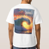 Surf the vibes t-shirt (Achterkant)