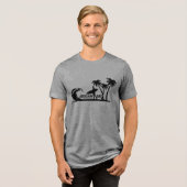 surf  Tri-Blend shirt (Voorkant volledig)