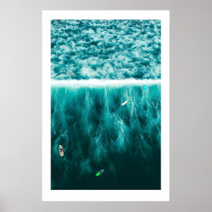 Surf Triptiek Kunstprints Scandi Oceaan Strand Poster
