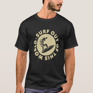 Surf uit dit wereldsurfende Surf T-shirt