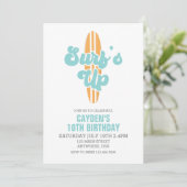 Surf - Uitnodiging om strandstralen open te breken (Staand voorkant)