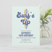 Surf - Uitnodiging om strandstralen open te breken (Staand voorkant)