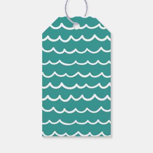 Surf up Beach Threadro Gift Labels Cadeaulabel (Achterkant)