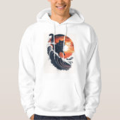 Surf Up Cat Hoodie (Voorkant)