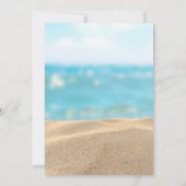 Surf Up  Floral Baby shower Kaart (Achterkant)