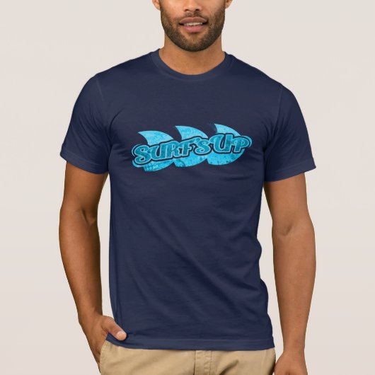 Surf Up mannen blue zee en marvy t-shirt (Voorkant)