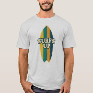 Surf Up Retro Surfboard Design T-shirt
