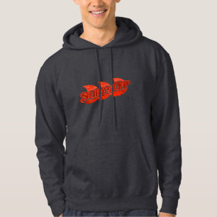 Surf Up rode golven en marine hoodie