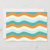 Surf-up Surf Beach Surfs Birthday Invitation Kaart (Achterkant)