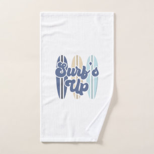 Surf Up surfplank blauw Handdoek
