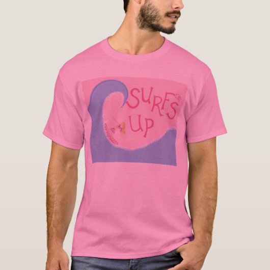 SURF UP t-shirt meisjes (Voorkant)