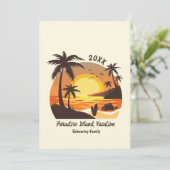  surf van  aanvalszonsondergang oranje bruin kaart (Staand voorkant)