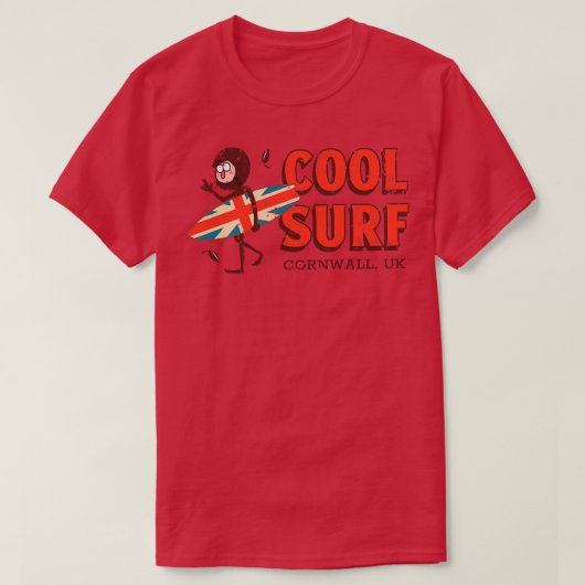 Surf van Cornwall T-shirt (Design voorkant)