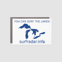 Surf van de sticker van de Grote Meren