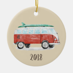 Surf Van Keepomwille Jaar Keramisch Ornament