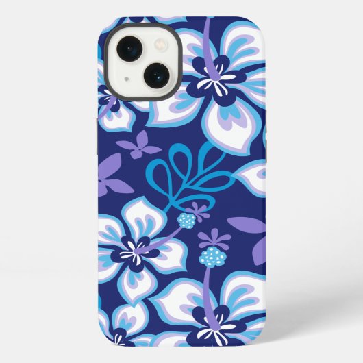 SURF van oerwoud (BLUE COMBO) iPhone Hoesje (Achterkant)