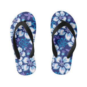 SURF van oerwoud (BLUE COMBO) Kinder Teenslippers