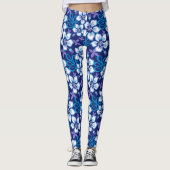 SURF van oerwoud (BLUE COMBO) Leggings (Voorkant)