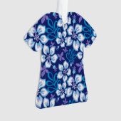 SURF van oerwoud (BLUE COMBO) Ornament (voorkant)