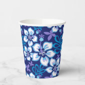 SURF van oerwoud (BLUE COMBO) Papieren Bekers (Links)