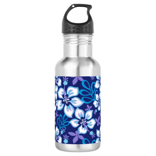 SURF van oerwoud (BLUE COMBO) Waterfles (Voorkant)