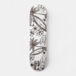 Surf Van Palms Surfboard Hawaiian Persoonlijk Skateboard