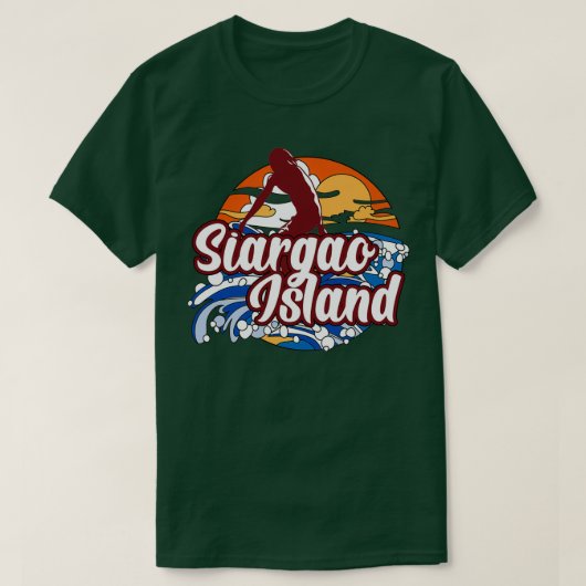 Surf van Siargao T-shirt (Design voorkant)
