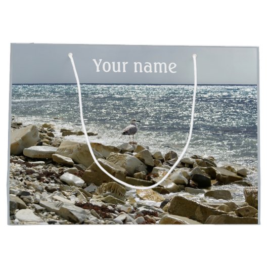 surf van zeegarend en zee groot cadeauzakje (Achterkant)