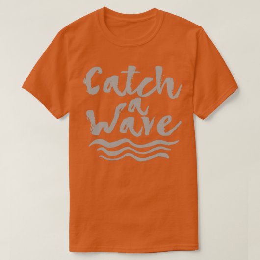  Surf vangt een golf T-shirt (Design voorkant)