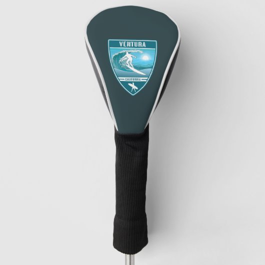 Surf Ventura California Golfheadcover (Voorkant)