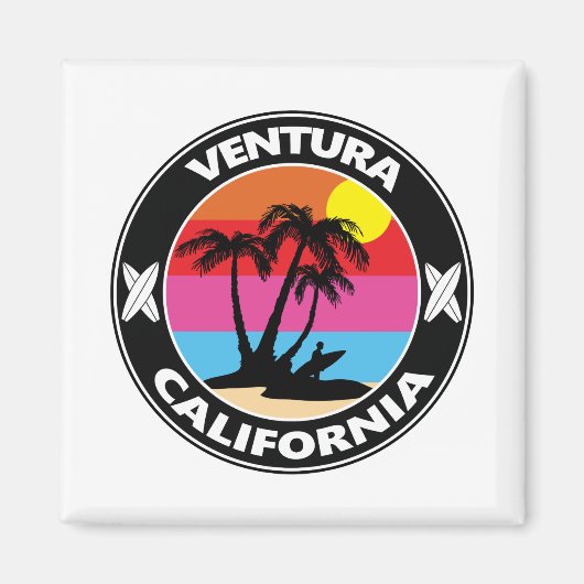 Surf Ventura California Magneet (Voorkant)
