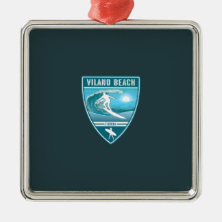 Surf Vilano Beach Florida Metalen Ornament