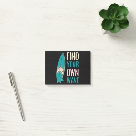 Surf Vind Je Eigen Golfplank Post-it® Notes (Kantoor)
