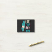 Surf Vind Je Eigen Golfplank Post-it® Notes (Op bureau)