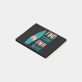 Surf Vind Je Eigen Golfplank Post-it® Notes (Schuin)